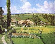 Camille Pissarro Pang plans scenery Schwarz oil painting artist